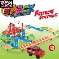 DIY Track Car Track Set Astronaut Car Track Electric Orbital Track Model Assembly DIY Car Track - 40