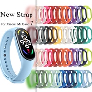 Ready Stock！Xiaomi Mi Band 7 Strap Silicone Wristband Bracelet Replacement for Xiaomi Band Mi band 7