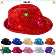 HS Panama Cap Light Up Stage Performance Unisex Led Fedora Trilby