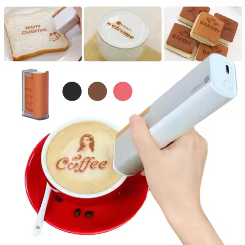 Coffee Latte Inkjet Printer Handheld EVEBOT Printpen Print Art Coffee/Cake/Bread/Yogurt/fruit/Macaro