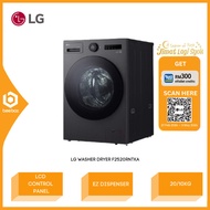 LG 20/10kg Front Load Washer Dryer with with AI Direct Drive™ and TurboWash™ ThinQ F2520RNTKA Mesin 