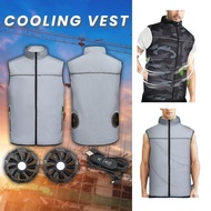 [NELIPO] "-8℃ Cooling Effect" [Vest + 2 Fans] Cool Wear Vest with Fans Set