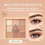 3CE Multi-Color Eyeshadow Palette #SMOOTHER - 8g, Basic Cosmetics