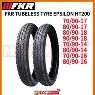 FKR TUBELESS TYRE EPSILON HT200 BUNGA TT100 70/90-17 80/90-17 80/90-18 90/90-18 70/90-14 80/90-14 70