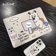 Shesell Macbook Case Shockproof Scratch-Resistant (Crystal) A3240 Working Puppy 2025 Air13/Air15/Pro