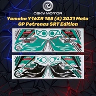 Yamaha Y16ZR 155 (4) 2021 Moto GP Petronas SRT Edition Body Sticker - Black / Turquoise