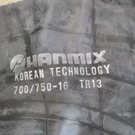 Korean Technology Tube 700/750−16 TR13 Tube Lorry/Car Tyres｛HANMIX］