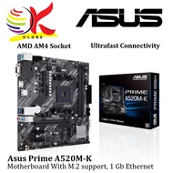 ASUS PRIME A520M-K CMS AM4 MOTHERBOARD COMBO PROCESSOR AMD AM4 RYZEN 5 5500 / AMD AM4 RYZEN 5 5600G 