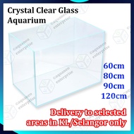 [PRE ORDER - KL Selangor Only] Crystal Clear Glass Aquarium Fish Tank 60cm 80cm 90cm 120cm | Custom Made Size