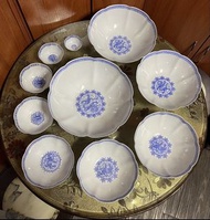 創匯時期薄胎瓷碗套裝