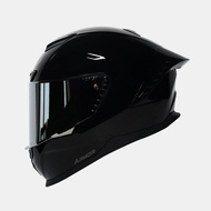 Helmet JS Armor Z Original Black Gloss Single Visor Full Face Helmet Cool Men's Racing Helmet/, SNI 