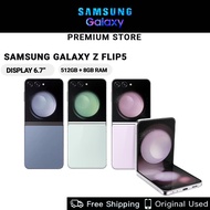 Original Used Samsung Galaxy Z Flip5 5G 256GB / 512GB + 8GB RAM 12MP 6.7 inches Android Handphone Smartphone