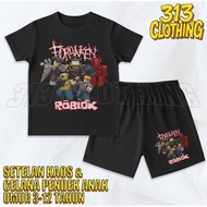Roblox Forsaken Coolkid Two Time Kids T-Shirt Set / Roblox Two Time Coolkid Forsaken Kids Shorts Set