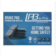 LPB Disc Brake Pad Rear Audi A4 B5 / 8D yr 94-99'