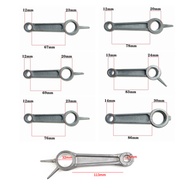 High Strength Aluminum Alloy Connecting Rod for Air Compressors 12x69mm