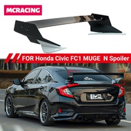 New adjustable spoiler for Honda Civic 10th gen Sedan FC1 FC2 2016 - 2019 racing style spoiler rear Trunk Lid wing for M