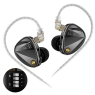 KZ Vader Pro HiFi หูฟังแบบมีสาย Balancing Ultra-lowUltra-สูงความถี่แบบไดนามิก In Ear Monitor ชุดหูฟั