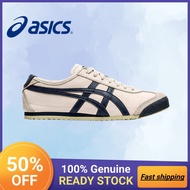 【100% Original 】Onitsuka Tiger MEXICO 66 Milky White 1183B493-100 Low Top Unisex Sneakers