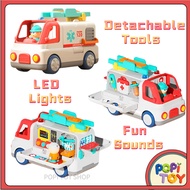 【HOT】Kid's early educational toys Multi-purpose ambulance simulation medical equipment for kids gift