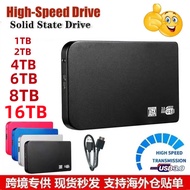 Cross-Border Hot Sale Mobile Hard Disk USB3.0 1TB2TB4TB8TB16T External SSD Portable Hard Drive