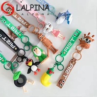 LALPINA Italian Brainrot Keychain, PVC Abstract Design Brainrot Animals Keychains, Cute Shimpanzini 