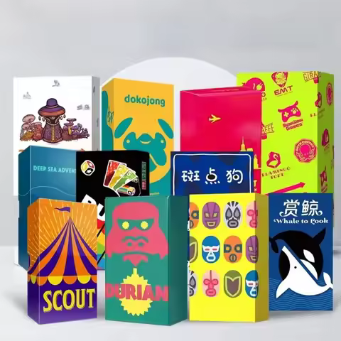 Strategy Board Games "TROLL • A Fake Artist•Nine Tiles Panic•STARTUPS•Dropolter• IN a GROVE• DURIAN•