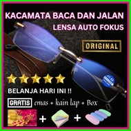 GROSIR KACAMATA BACA DAN JALAN PLUS AUTO FOKUS PRIA WANITA BLUERAY ANTI RADIASI ORIGINAL