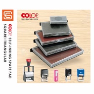 COLOP SQUARE SPARE PAD I TRIANGULAR SPARE PAD I COLOP SELF-INKING SPARE PAD I STAMP PAD I RUBBER STAMP