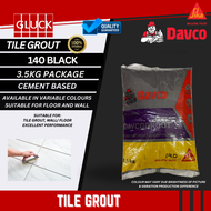 Davco Tiles Colour Grout For Floor & Wall Joint Filler Vacuum Packing 3.5kg closing tiles gap