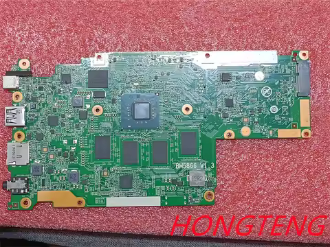 For Lenovo 300E 500E Chromebook 2nd Gen Motherboard with SR3S0 N4100 CPU 4G-RAM 32G-SSD BM5866_V1.3 