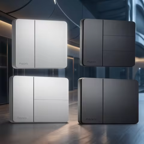 Aqara Smart Wall Switch Z1 More Control Zigbee 3.0 Compatible with Single Live/Neutral Wire Design W