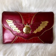 Sonovi red wallet trifold preloved