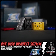CSK RACING Y15 Y15ZR Y16 Cnc Chain Adjuster Plate Set Plat Ejas Rantai Penutup Cap Alloy Aloi Swing 