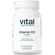 Important Nutrients Vitamin D2,000IU-Vitamin D3 Supplements-Healthy Bones, Teeth, Muscles **-Cells a