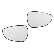 Car Left Right Rear View Wing Mirror Lens Glass for Ford Fiesta Mk7 2009-2015 Auto Accessories