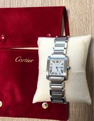 Cartier Santos 石英錶 少戴 剛入廠全面維修打磨了 好新淨 有單據