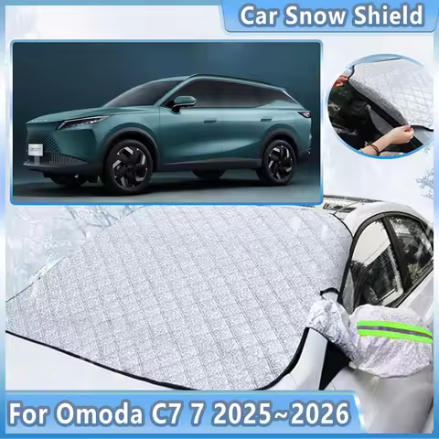 Car Snow Rain Shield For Omoda C7 7 T1GC 2025 2026 Front Windshield Sunshade Anti-frost Snowproof Co