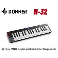 Donner N-32 32-Key MIDI Keyboard Controller Sequencer ( N 32 / N32 )