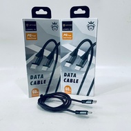 LENYES LC919 Fast Charging 60W Type C to Type C Nylon Data Charger Cable