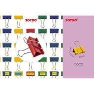 (1 Piece) Binder Clip JOYKO 155CD Color Joyko CD 155 Paper Clip Binder Clip (1 Piece)