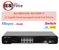 Reyee RG-NBS3100- 8GT2SFP-P L2 Gigabit Cloud managed Switch PoE 8 Ports