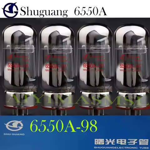 Shuguang Tube 6550A-98 6550 Vacuum Tube Replace KT88 6550B 6550 Tube Amplifier Kit DIY Audio Valve M