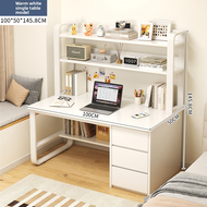 Desk and bookshelf combo for home bedroom office use simple modern design computer desk Meja gab