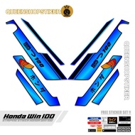 HONDA WIN STRIPING MTF 46/ WIN 100 STICKER/ WIN STICKER/ MOTORCYCLE STICKER/ VARIATION STREET/ SEKOT