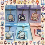 Mihoyo Genshin Impact Acrylic Cute Facial Expression Keychain Official Merchandise Q Version Keychai