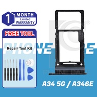 Sim Tray Sim Slot Holder Sim Adapter Compatible For SAMSUNG A34 5G / A346E With MMC TRAY