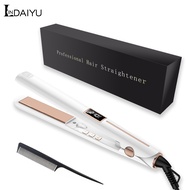 LDY Hair Straightener Negative Ion Hair Care Professional Flat Iron LED Display Curler Hair Electric Curling Iron Corrugation