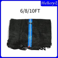 [Hellery2] Trampoline Net for 6 Poles Space Saving Stability Accessories Safety Enclosure Net Weathe