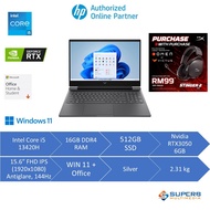 HP Victus 15-fa2725TX Laptop - Silver (Intel Core I5-13420H/16GB DDR4 RAM/512GB SSD/15.6" FHD) [T&G/