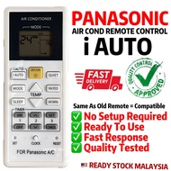 [EHOME MY] Panasonic Air Cond Remote Control iAUTO | Replacement AC Remote | No Setting Required | Q